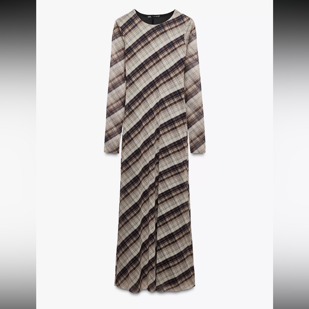 Zara tulle maxi dress